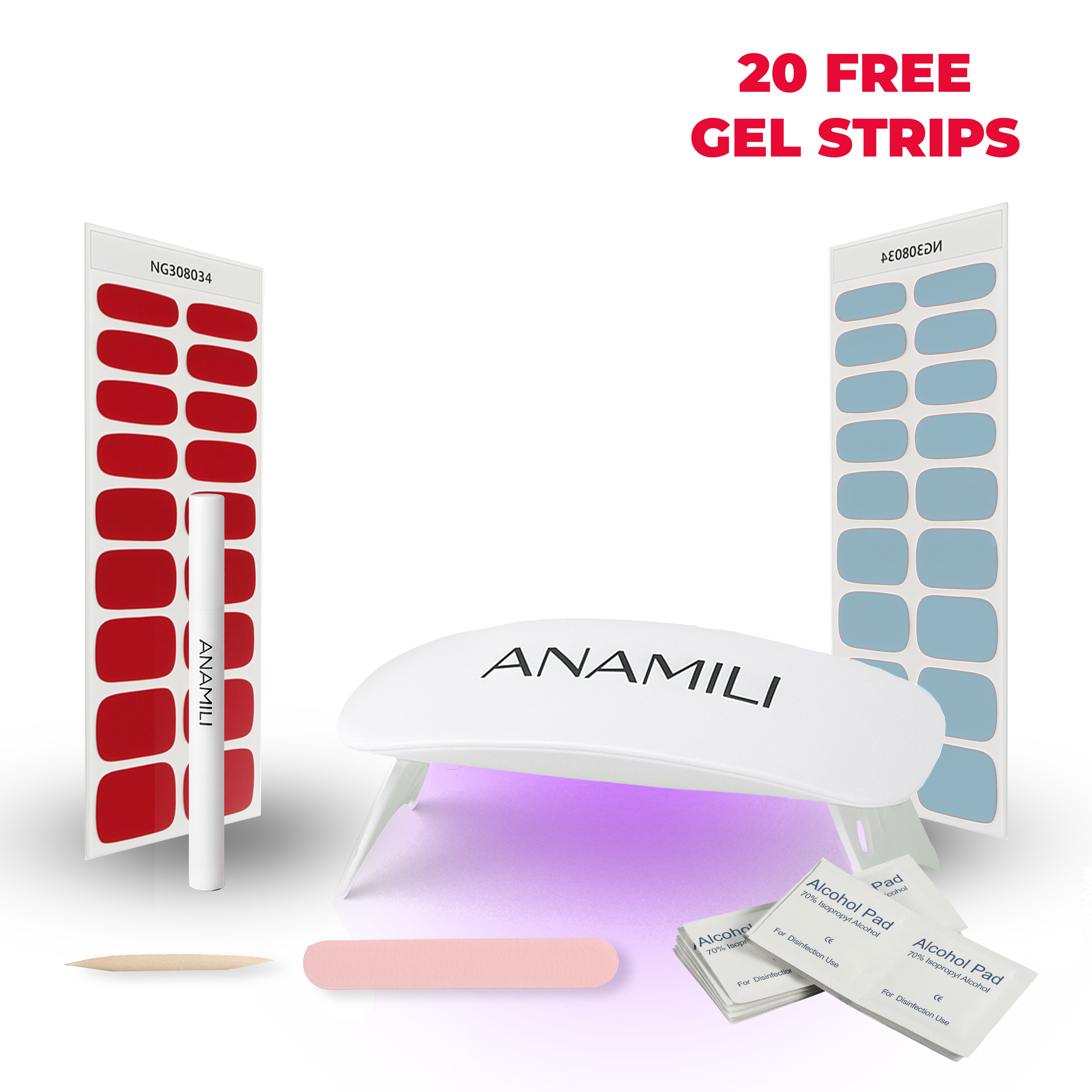 2 Colors Starter Kit - Damage Free Gel Nail Manicure