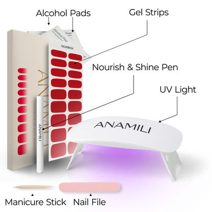 2 Colors Starter Kit - Damage Free Gel Nail Manicure